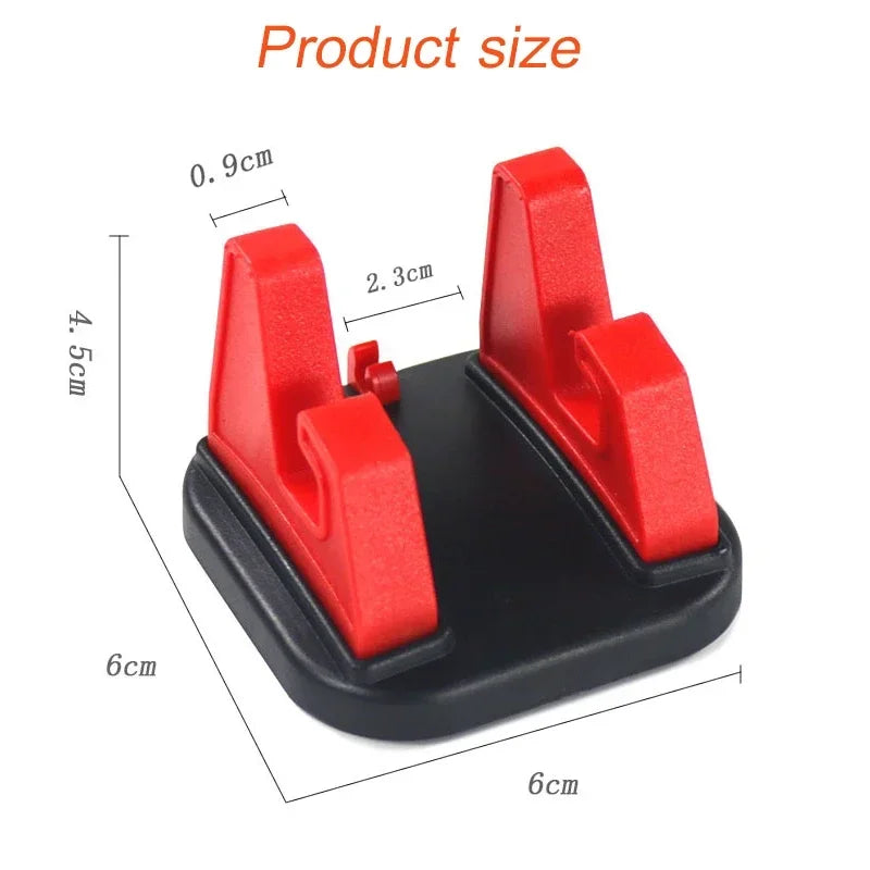 Soporte de silicona para teléfono de coche, soporte giratorio 360 para teléfonos, soporte GPS para salpicadero, soporte estable para teléfono móvil en el coche