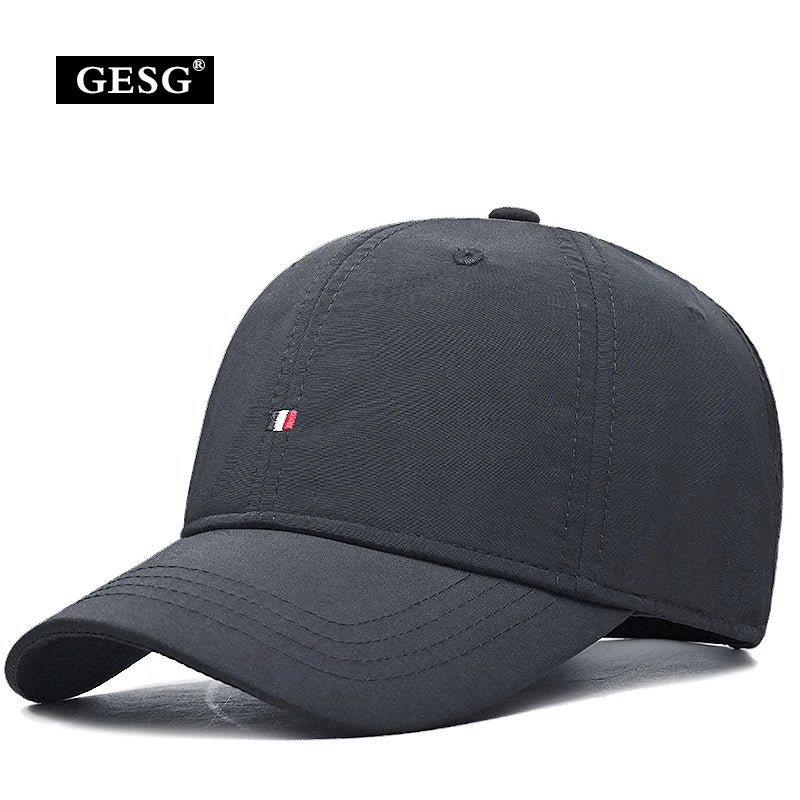 InlnDtor-gorra de béisbol con visera para hombre, gorra simple estándar de cabeza grande redonda, con protector solar, informal, para primavera y verano