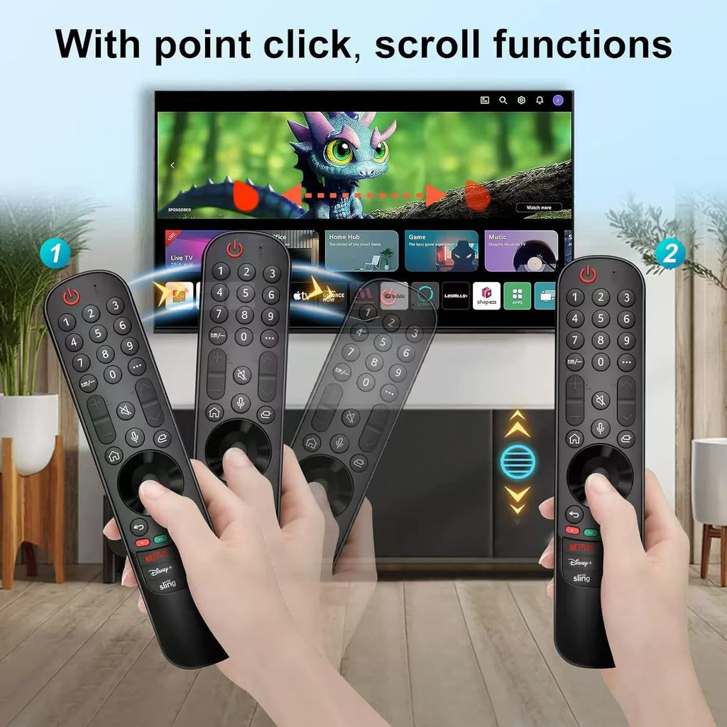 Mando a distancia mágico de repuesto MR23GA para LG TV, Compatible con todos los LG con función de voz, OLED inteligente, QNED, UHD, 4K, 8K, nuevo