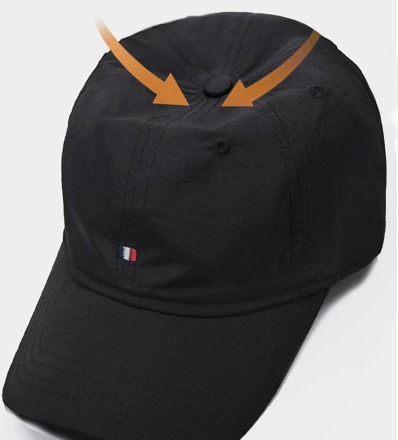 InlnDtor-gorra de béisbol con visera para hombre, gorra simple estándar de cabeza grande redonda, con protector solar, informal, para primavera y verano
