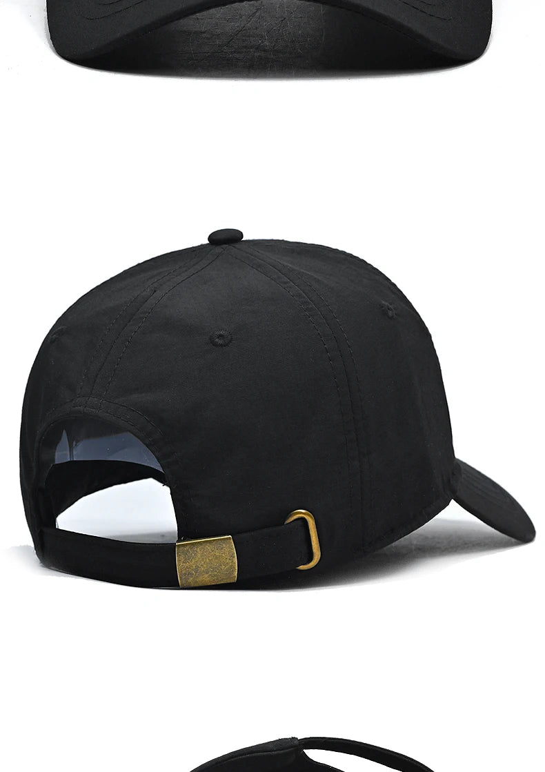 InlnDtor-gorra de béisbol con visera para hombre, gorra simple estándar de cabeza grande redonda, con protector solar, informal, para primavera y verano