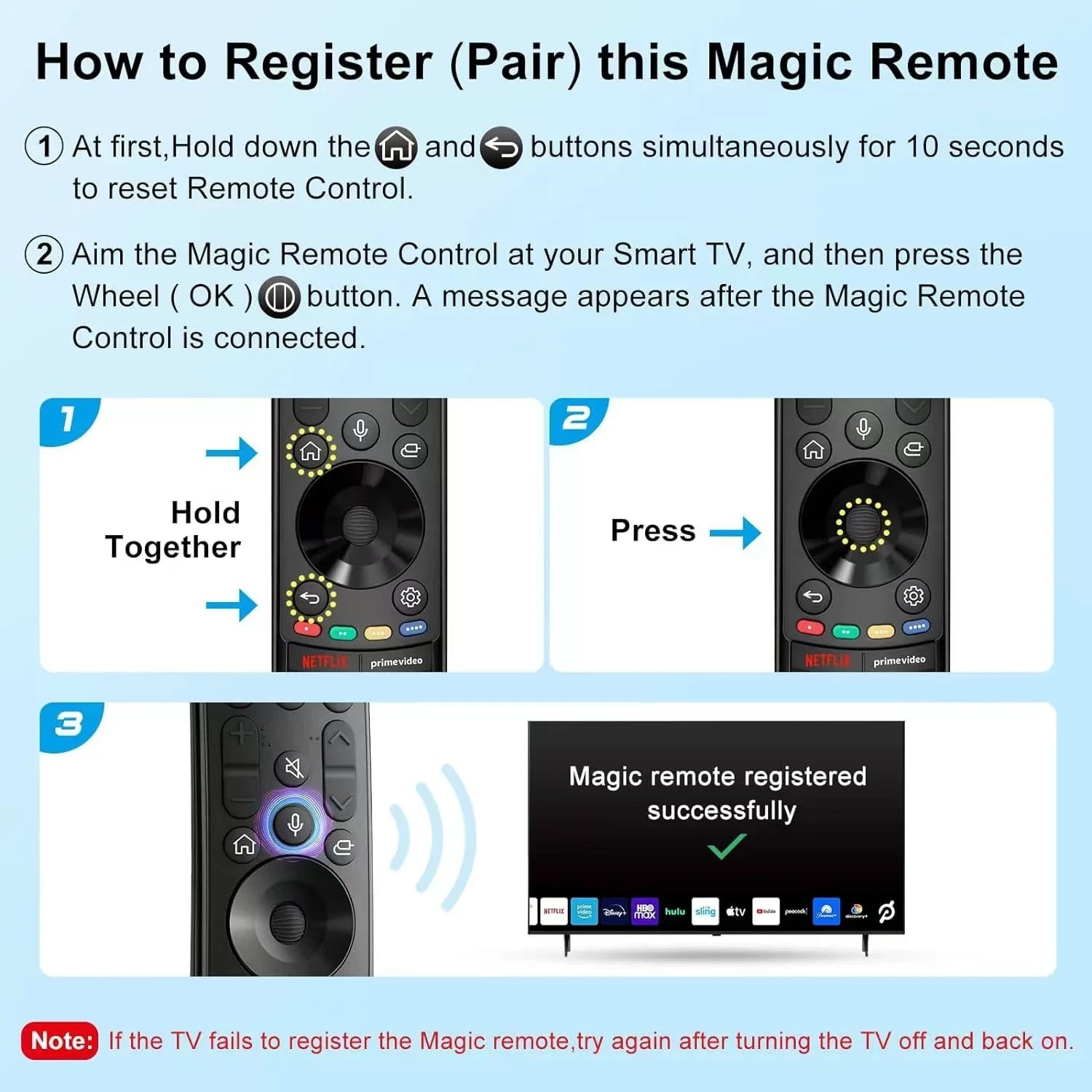 Mando a distancia mágico de repuesto MR23GA para LG TV, Compatible con todos los LG con función de voz, OLED inteligente, QNED, UHD, 4K, 8K, nuevo