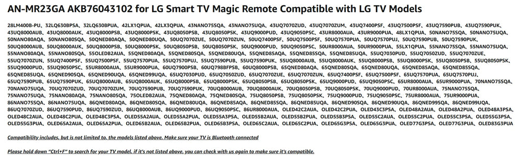 Mando a distancia mágico de repuesto MR23GA para LG TV, Compatible con todos los LG con función de voz, OLED inteligente, QNED, UHD, 4K, 8K, nuevo