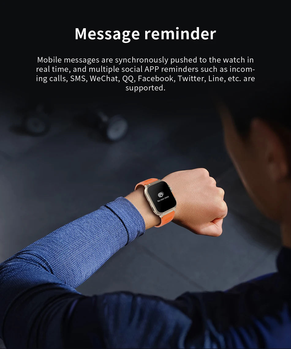 LIGE-reloj inteligente para hombre y mujer, accesorio de pulsera resistente al agua con Bluetooth, llamadas, Batería grande de 600Mah, seguimiento de actividad deportiva, música Local, 100