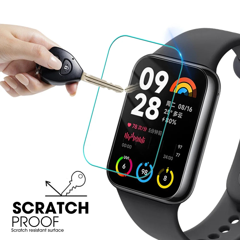 Protector de pantalla de vidrio templado para Xiaomi Mi Band 8 Pro, película protectora transparente para accesorios Mi Band8 Pro, 1-5 uds.