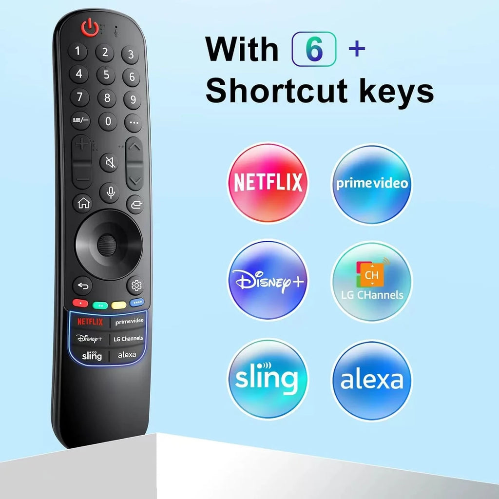 Mando a distancia mágico de repuesto MR23GA para LG TV, Compatible con todos los LG con función de voz, OLED inteligente, QNED, UHD, 4K, 8K, nuevo