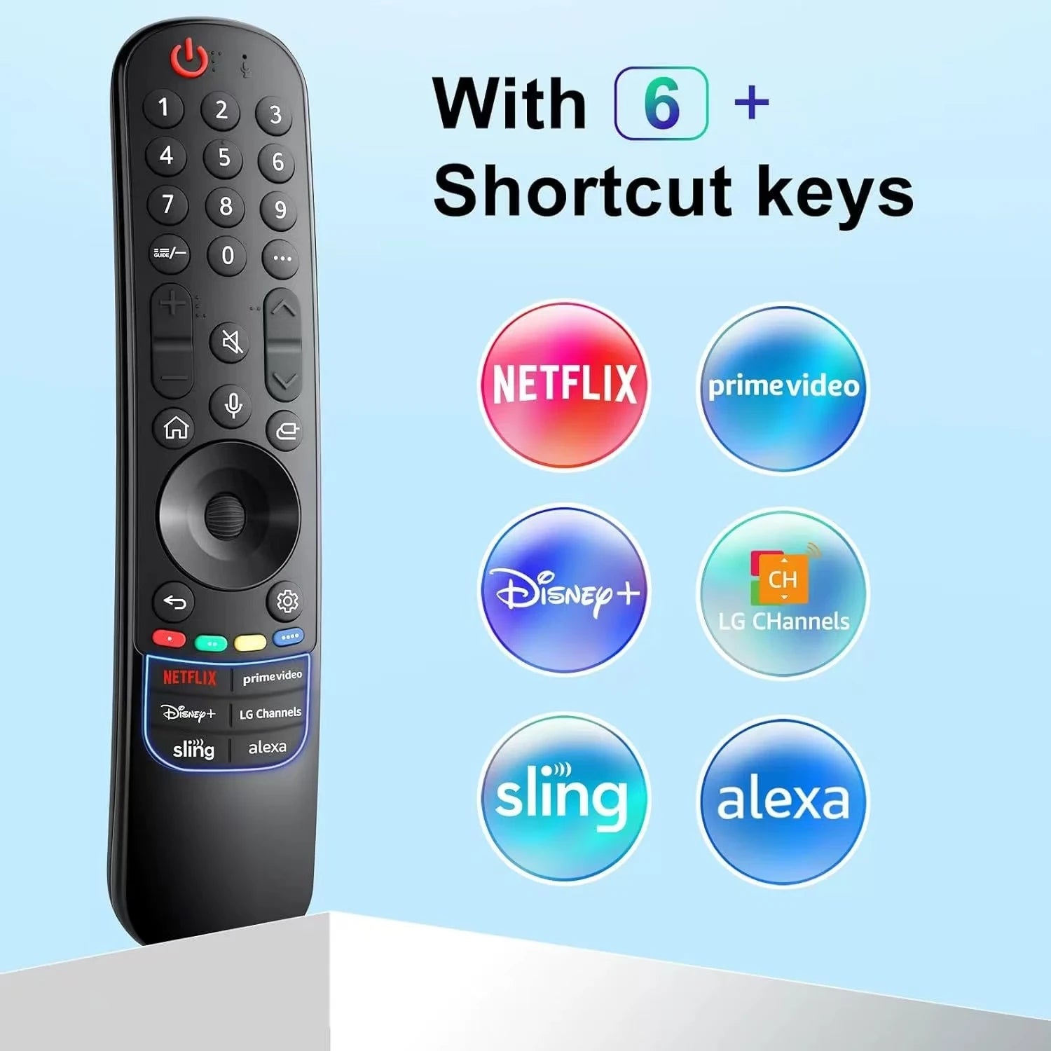 Mando a distancia mágico de repuesto MR23GA para LG TV, Compatible con todos los LG con función de voz, OLED inteligente, QNED, UHD, 4K, 8K, nuevo