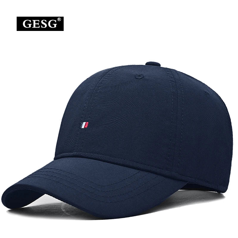 InlnDtor-gorra de béisbol con visera para hombre, gorra simple estándar de cabeza grande redonda, con protector solar, informal, para primavera y verano