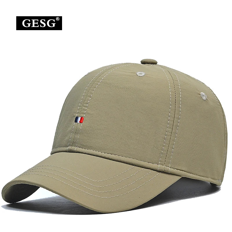 InlnDtor-gorra de béisbol con visera para hombre, gorra simple estándar de cabeza grande redonda, con protector solar, informal, para primavera y verano
