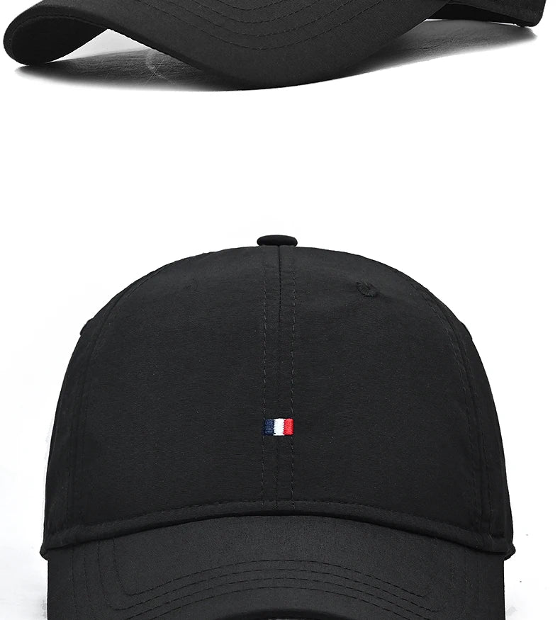 InlnDtor-gorra de béisbol con visera para hombre, gorra simple estándar de cabeza grande redonda, con protector solar, informal, para primavera y verano