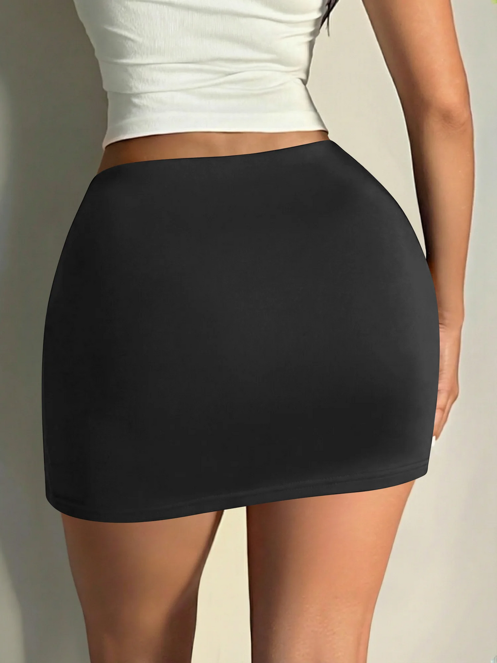 Falda pantalón 2 en 1 para ir al trabajo y hacer ejercicio, diseño de cintura alta para optimizar las proporciones, resistente a las arrugas y duradera, imprescindible para looks informales.