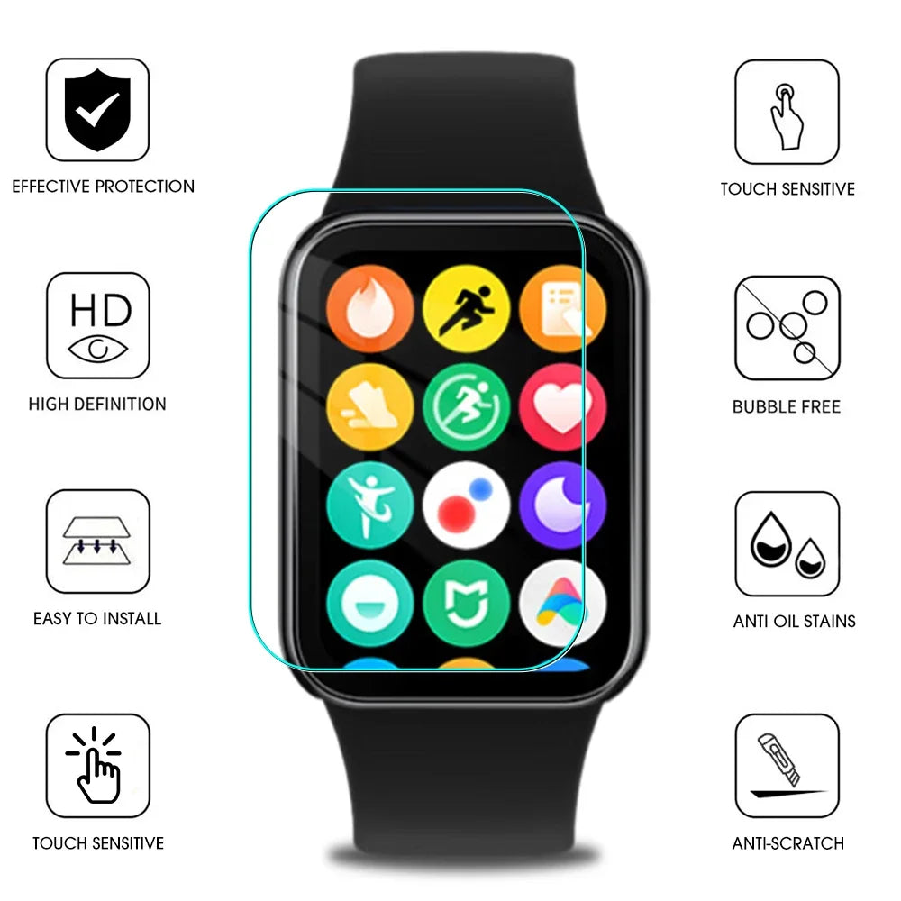 Protector de pantalla de vidrio templado para Xiaomi Mi Band 8 Pro, película protectora transparente para accesorios Mi Band8 Pro, 1-5 uds.