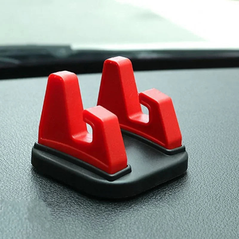 Soporte de silicona para teléfono de coche, soporte giratorio 360 para teléfonos, soporte GPS para salpicadero, soporte estable para teléfono móvil en el coche