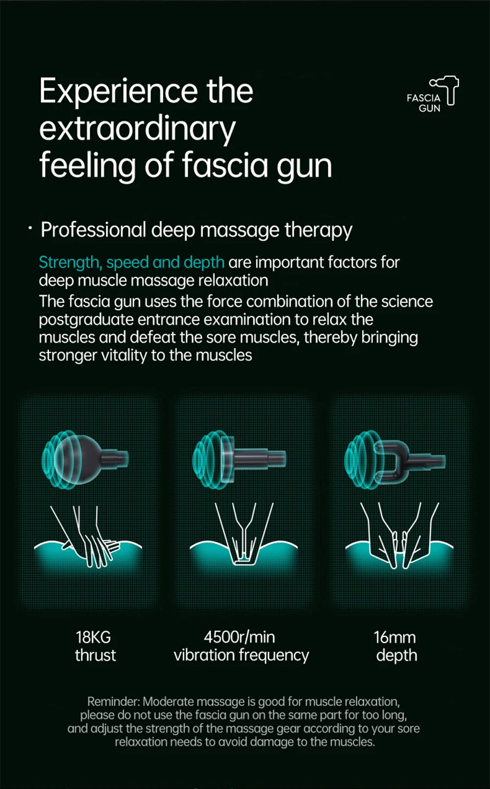 Pistola de Masaje Profesional 99 Velocidades — Recuperación Muscular Profunda
