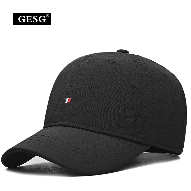 InlnDtor-gorra de béisbol con visera para hombre, gorra simple estándar de cabeza grande redonda, con protector solar, informal, para primavera y verano
