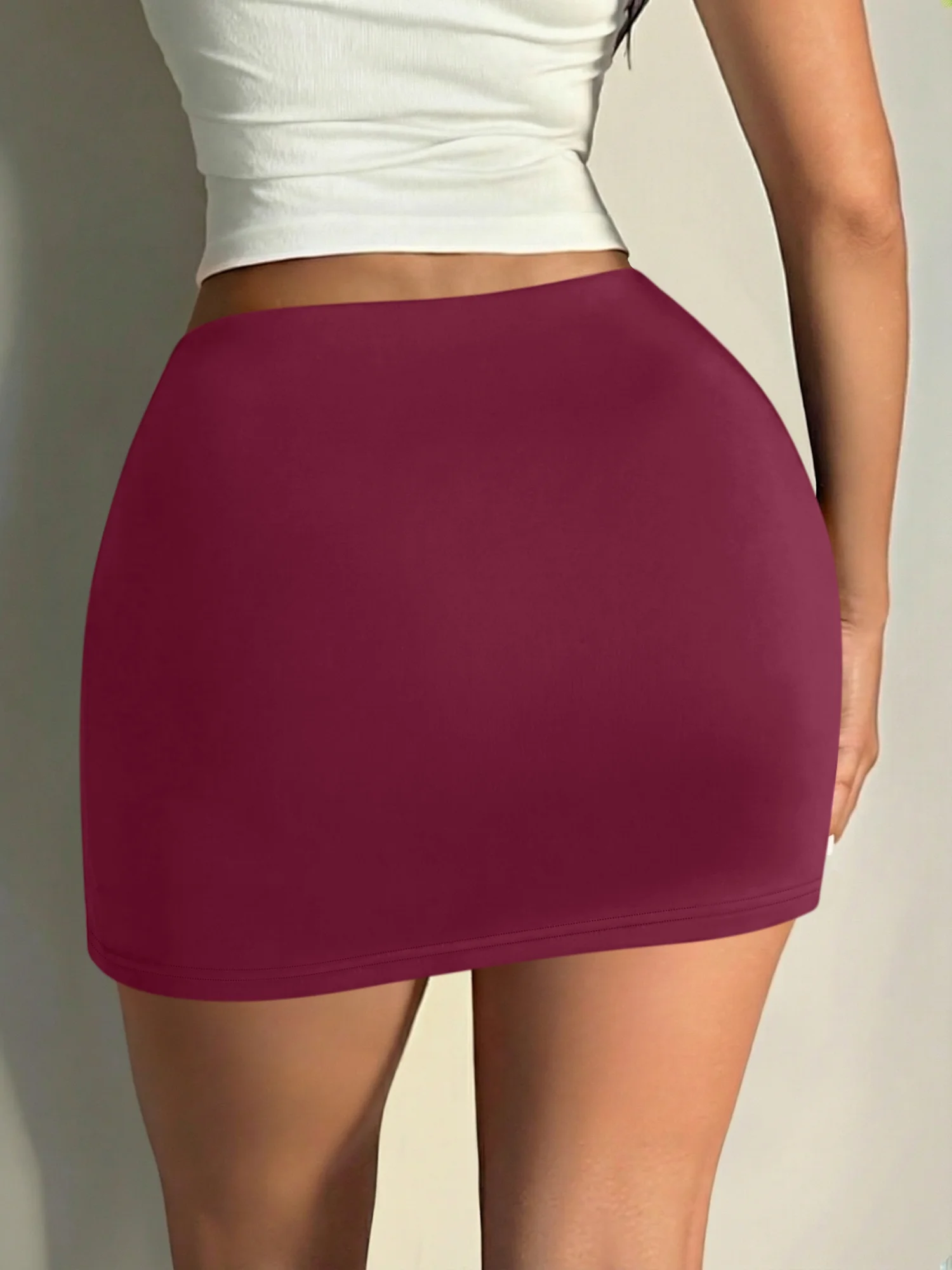Falda pantalón 2 en 1 para ir al trabajo y hacer ejercicio, diseño de cintura alta para optimizar las proporciones, resistente a las arrugas y duradera, imprescindible para looks informales.