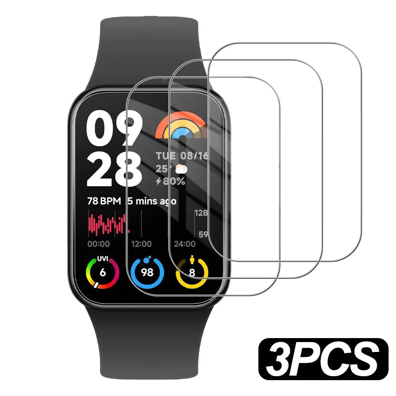 Protector de pantalla de vidrio templado para Xiaomi Mi Band 8 Pro, película protectora transparente para accesorios Mi Band8 Pro, 1-5 uds.