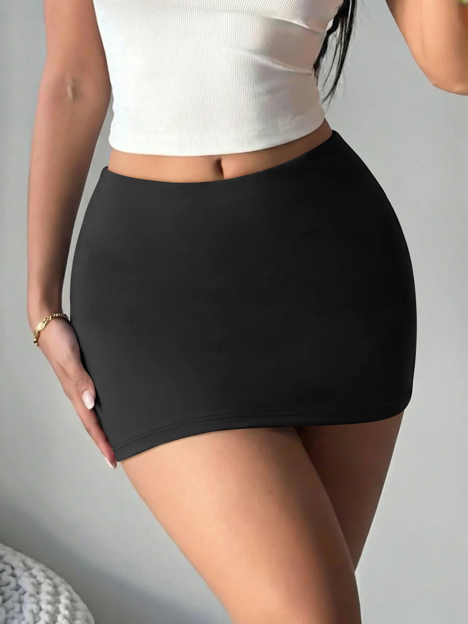 Falda pantalón 2 en 1 para ir al trabajo y hacer ejercicio, diseño de cintura alta para optimizar las proporciones, resistente a las arrugas y duradera, imprescindible para looks informales.
